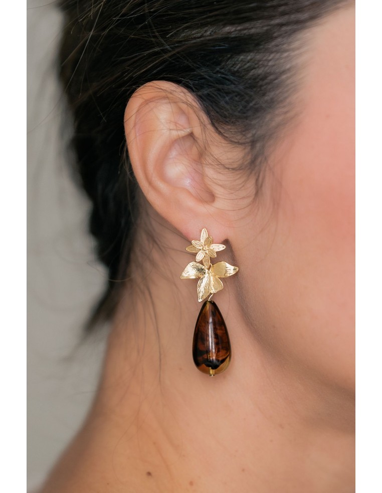 Boucles d'oreilles Marie - Clarance Bijoux - Comptoir Doré