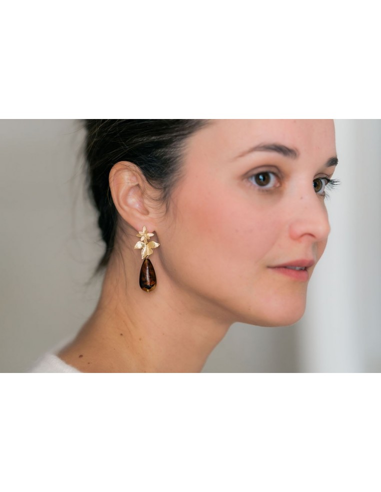 Boucles d'oreilles Marie - Clarance Bijoux - Comptoir Doré