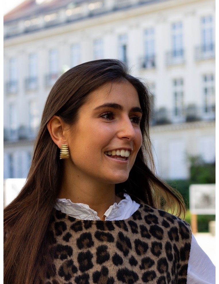 Boucles d'oreilles dorées - Comptoir Doré