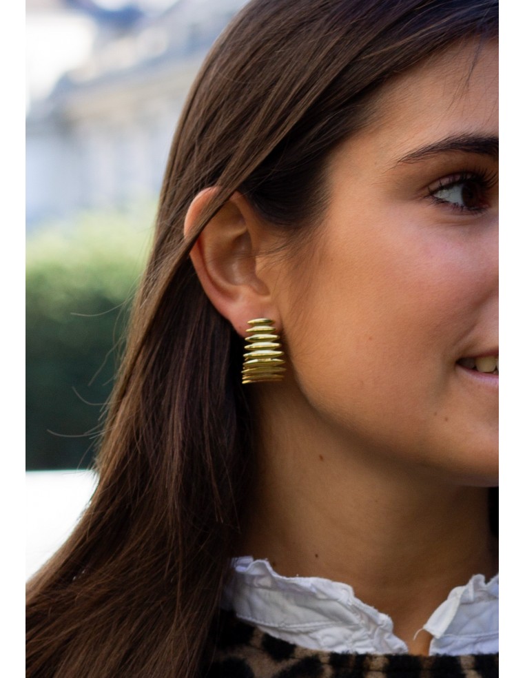 Boucles d'oreilles dorées - Comptoir Doré