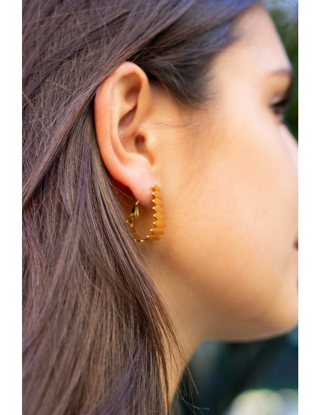 Boucles d'oreilles dorées - Comptoir Doré