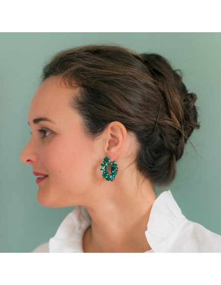 Créoles Esmée - Clarance Bijoux - Comptoir Doré