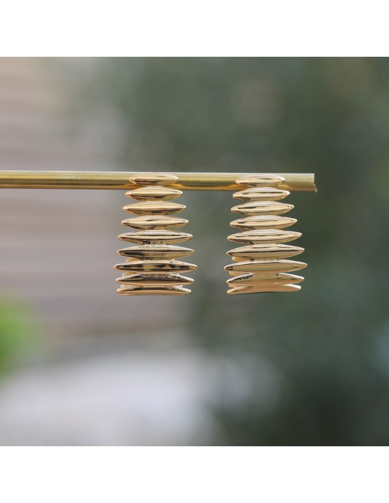 Boucles d'oreilles dorées - Comptoir Doré