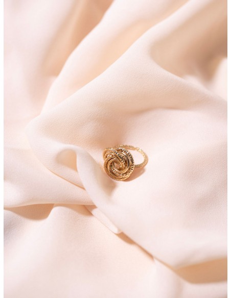 Bague dorée Destinée - Un De Ces Quatre - Comptoir Doré