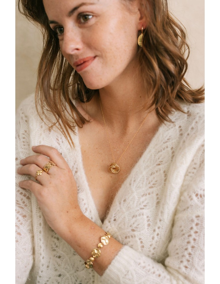 Collier doré Destinée - Un De Ces Quatre - Comptoir Doré