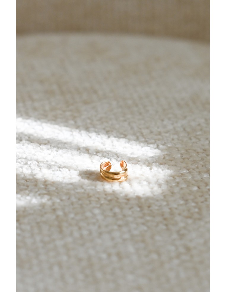Bague d'oreille Victor - Earcuff dorée - Comptoir Doré