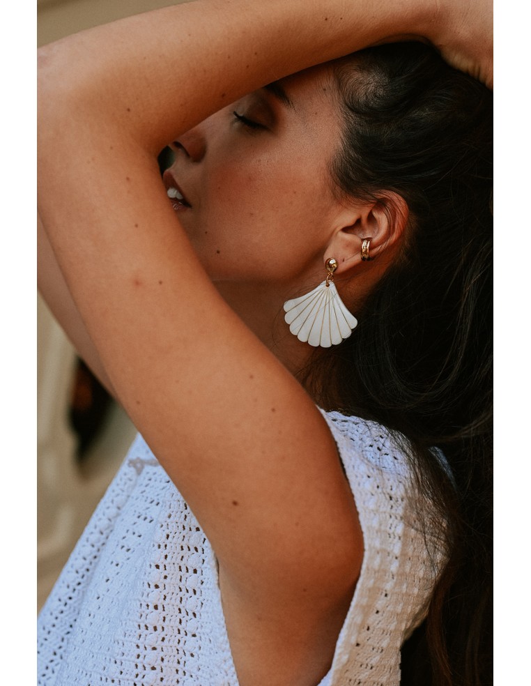 Bague d'oreille Victor - Earcuff dorée - Comptoir Doré