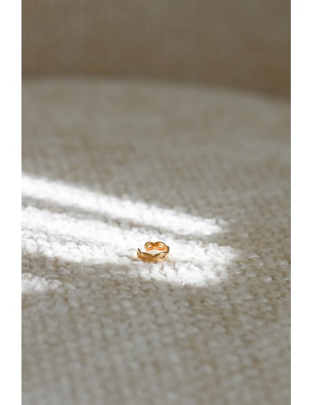 Bague d'oreille Basile - Earcuff dorée - Comptoir Doré