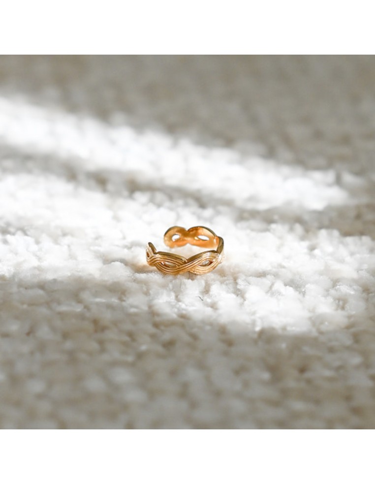 Bague d'oreille Basile - Earcuff dorée - Comptoir Doré