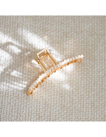 Barrette pince dorée Olivia - Aline - Comptoir Doré