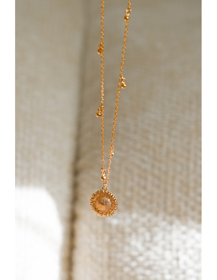 Collier Tournesol - Aline - Comptoir Doré