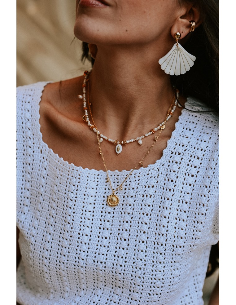 Collier Tournesol - Aline - Comptoir Doré