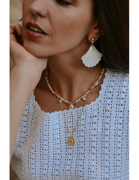Collier Tournesol - Aline - Comptoir Doré