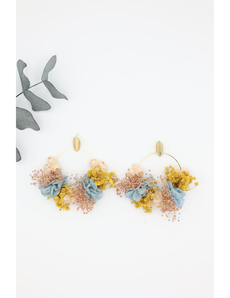 Boucles d'oreilles Sospring - B Flower - Comptoir Doré