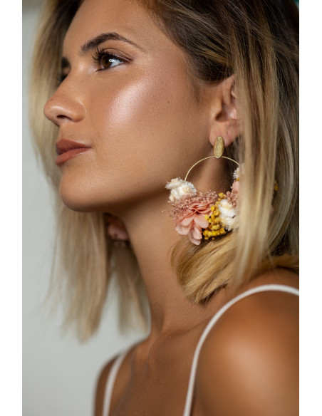 Boucles d'oreilles Sospring - B Flower - Comptoir Doré