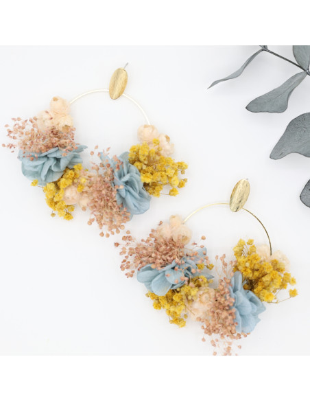 Boucles d'oreilles Sospring - B Flower - Comptoir Doré