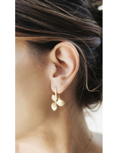 Boucles d'oreilles perles Nola - BFlower - Comptoir Doré