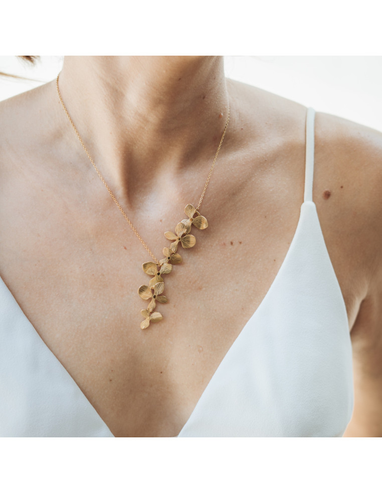 Collier asymétrique Nola - BFlower - Comptoir Doré