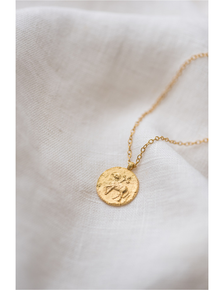 Médaille or Agneau Pascal - Bacci - Comptoir Doré