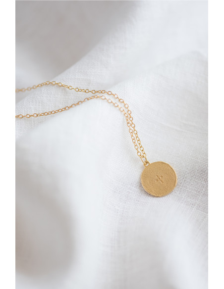 Collier médaille or Oliviero - Bacci - Comptoir Doré