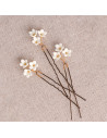 Épingle à cheveux Éclosion - Les Perles de La Bastide - Comptoir Doré