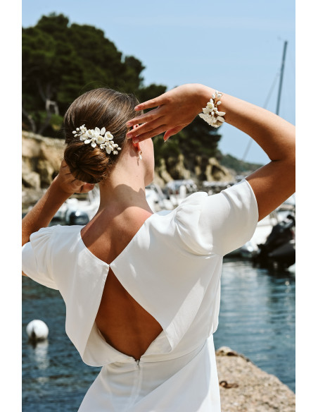 Barrette Mantille - Coraly T Bijoux - Les Perles de la Bastide - Comptoir Doré