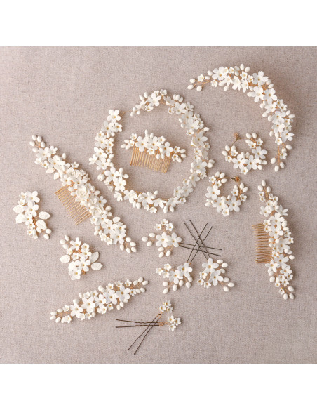 Boutonnière/broche porcelaine froide Coraly T - Les Perles de la Bastide