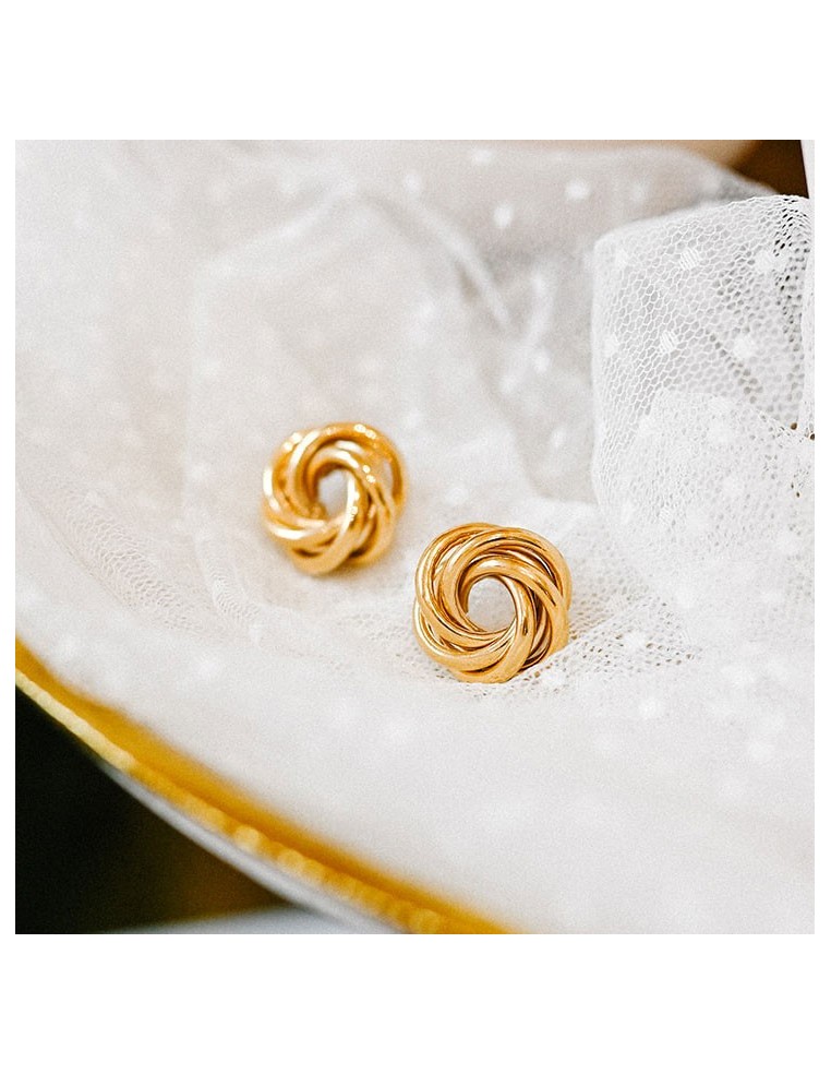 Boucles d'oreilles plaqué or Adonis - Comptoir Doré - L'Atelier de Clotilde