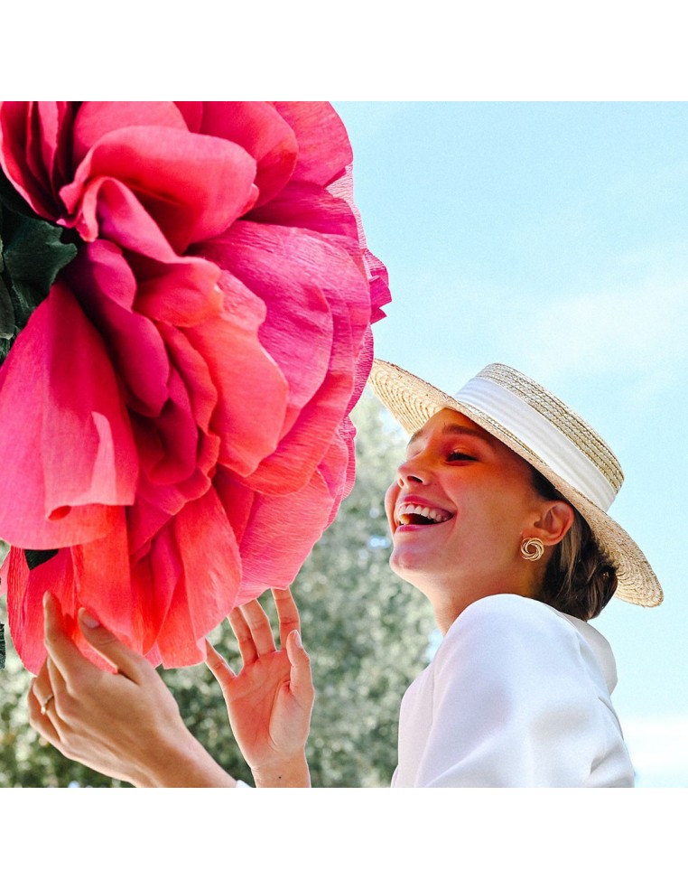 Boucles d'oreilles plaqué or Adonis - Comptoir Doré - L'Atelier de Clotilde
