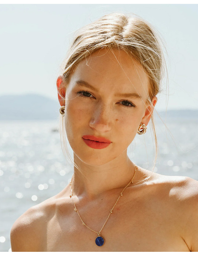 Boucles d'oreilles plaqué or Adonis - Comptoir Doré - L'Atelier de Clotilde