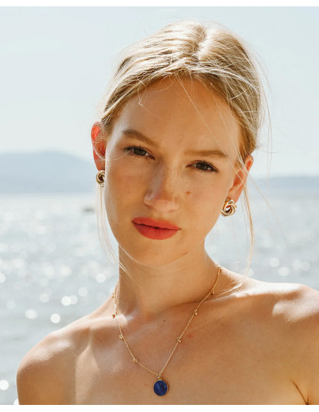 Boucles d'oreilles plaqué or Adonis - Comptoir Doré - L'Atelier de Clotilde