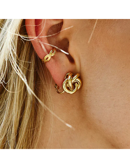 Clips d'oreilles plaqué or Romy - Comptoir Doré - L'Atelier de Clotilde