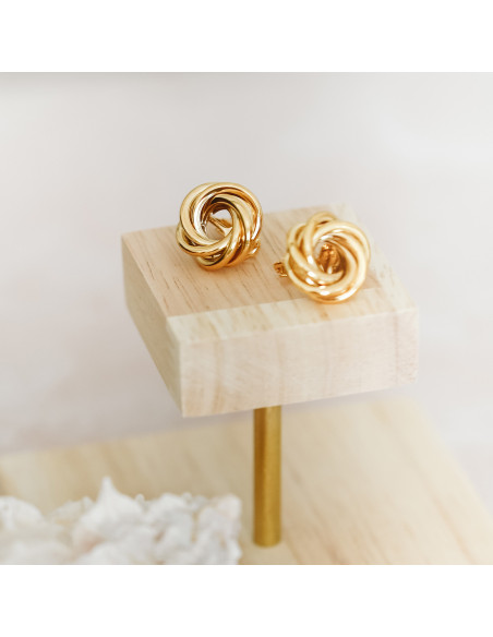 Clips d'oreilles plaqué or Adonis - Comptoir Doré - Beurlie