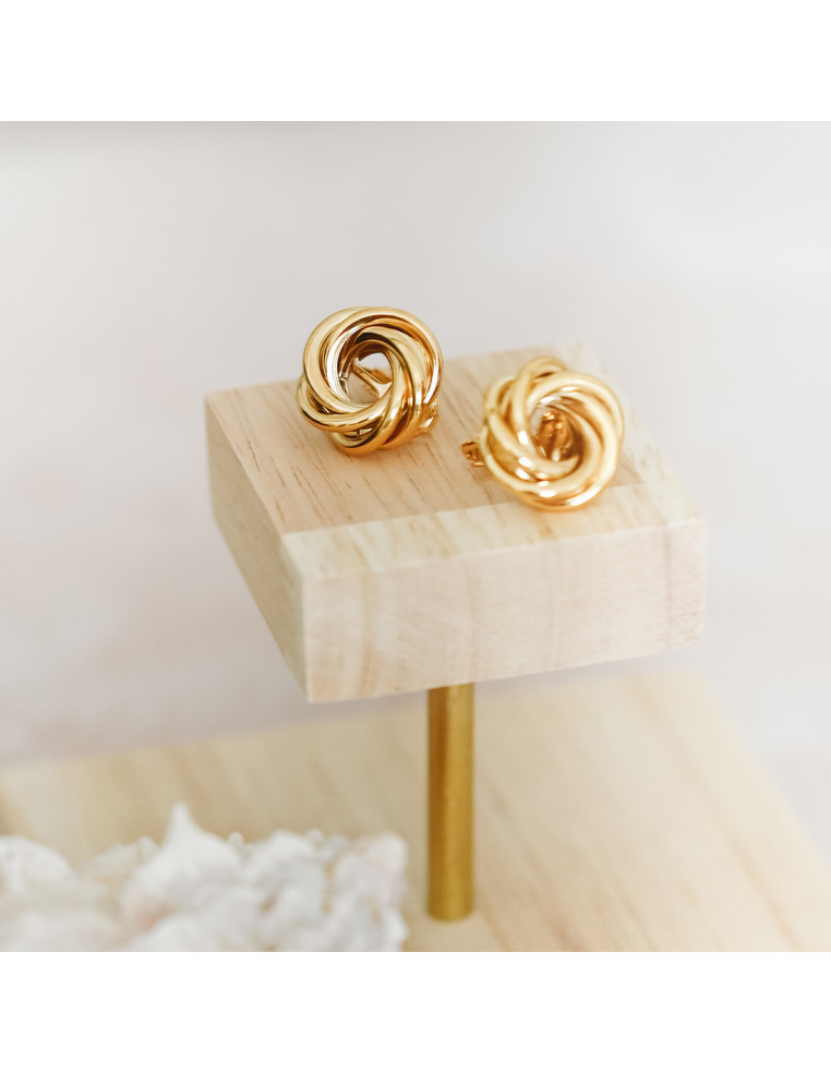 Boucles d'oreilles plaqué or Adonis - Comptoir Doré - Beurlie