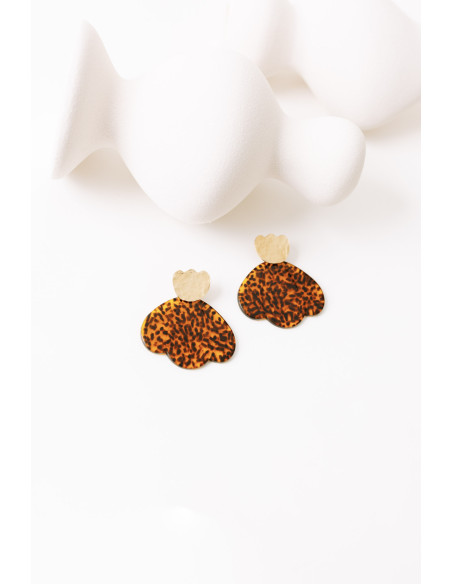 Boucles d'oreilles Tulipe - Un De Ces Quatre Bijoux - Comptoir Doré