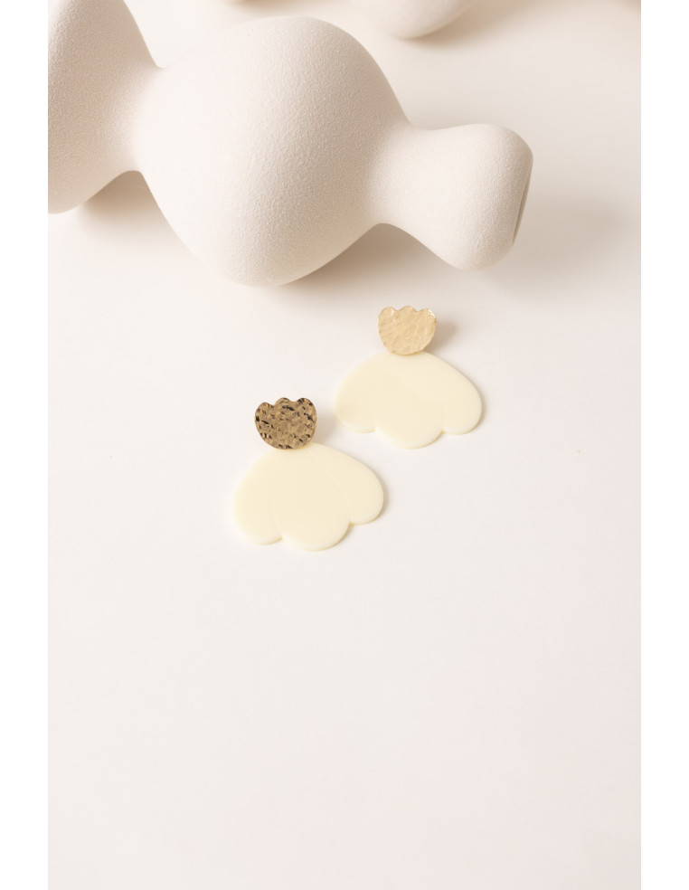 Boucles d'oreilles Tulipe - Un De Ces Quatre Bijoux - Comptoir Doré