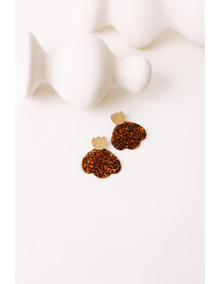 Boucles d'oreilles Tulipe - Un De Ces Quatre Bijoux - Comptoir Doré