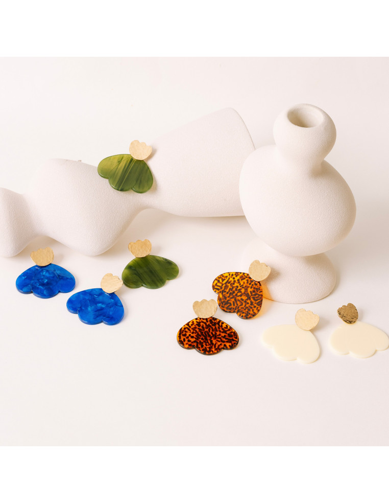 Boucles d'oreilles Tulipe - Un De Ces Quatre Bijoux - Comptoir Doré