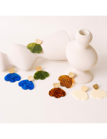 Boucles d'oreilles Tulipe - Un De Ces Quatre Bijoux - Comptoir Doré