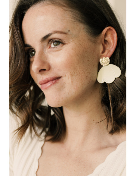 Boucles d'oreilles Tulipe - Un De Ces Quatre Bijoux - Comptoir Doré