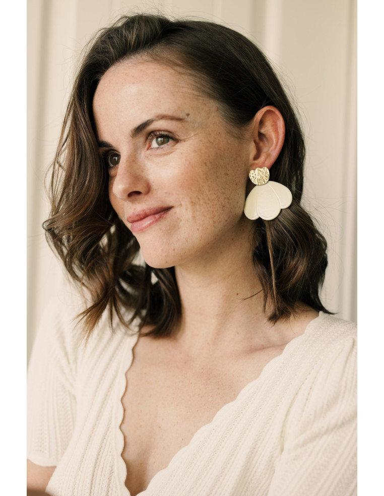 Boucles d'oreilles Tulipe - Un De Ces Quatre Bijoux - Comptoir Doré