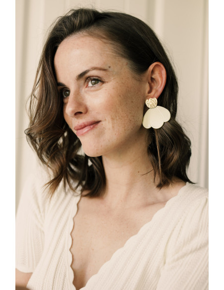 Boucles d'oreilles Tulipe - Un De Ces Quatre Bijoux - Comptoir Doré