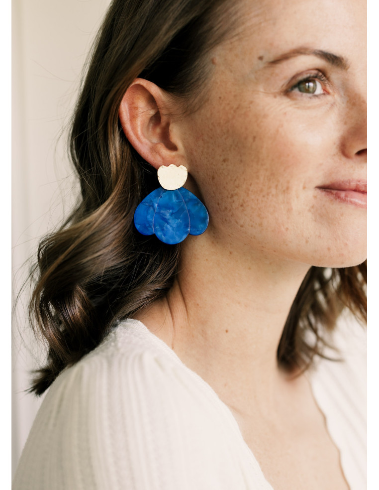 Boucles d'oreilles Tulipe - Un De Ces Quatre Bijoux - Comptoir Doré