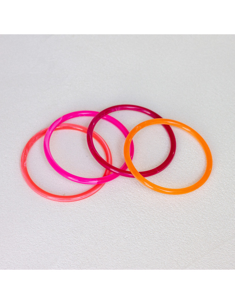 Bracelets joncs colorés - COSMO - Comptoir Doré