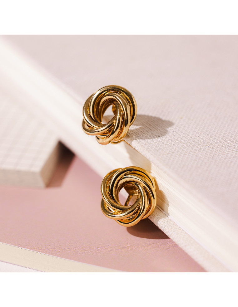 Boucles d'oreilles plaqué or Adonis - Comptoir Doré - Beurlie