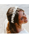 Couronne serre-tête mariée porcelaine froide - Les Perles de la Bastide - Comptoir Doré