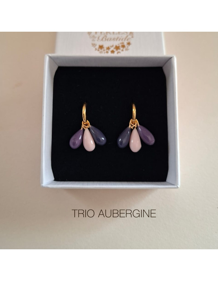 Créoles interchangeables Rainbow - Comptoir Doré - porcelaine froide