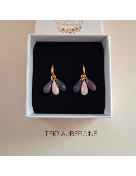 Créoles interchangeables Rainbow - Comptoir Doré - porcelaine froide