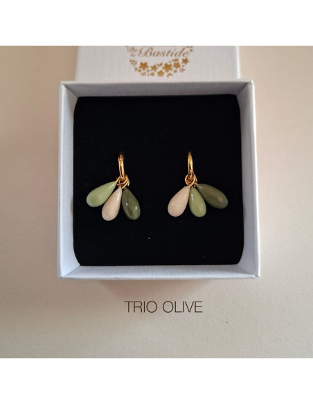 Créoles interchangeables Rainbow - Comptoir Doré - porcelaine froide