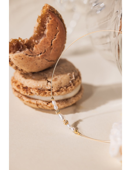 Jonc fin N3 Perles - Beurlie - Comptoir Doré